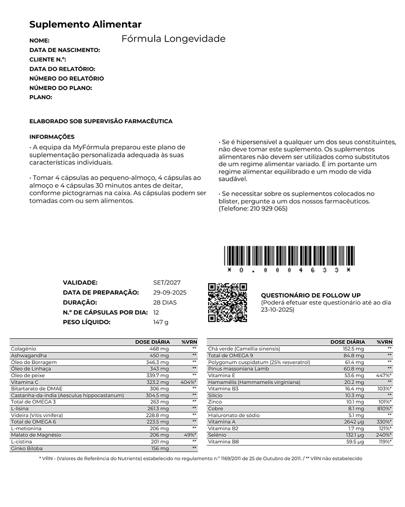 Suplementos naturais