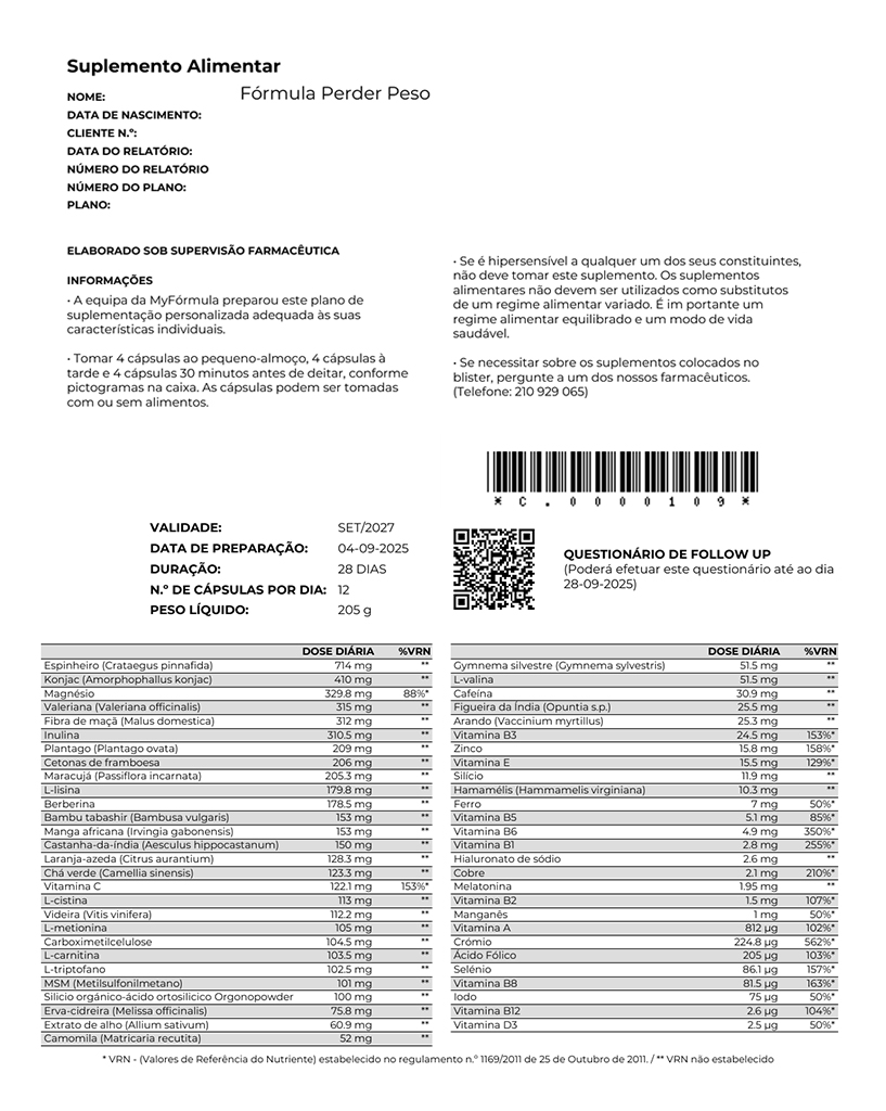 Suplementos naturais